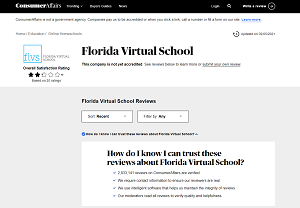 Consumer Affairs Florida Virtual