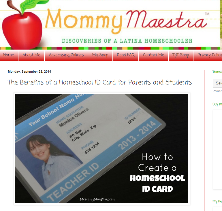 Mommy Maestra Website